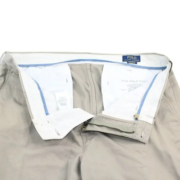 Polo Ralph Lauren Mens Sz 32X29 Stretch Classic Fit Flat Chino Light Tan Pants - Picture 9 of 16